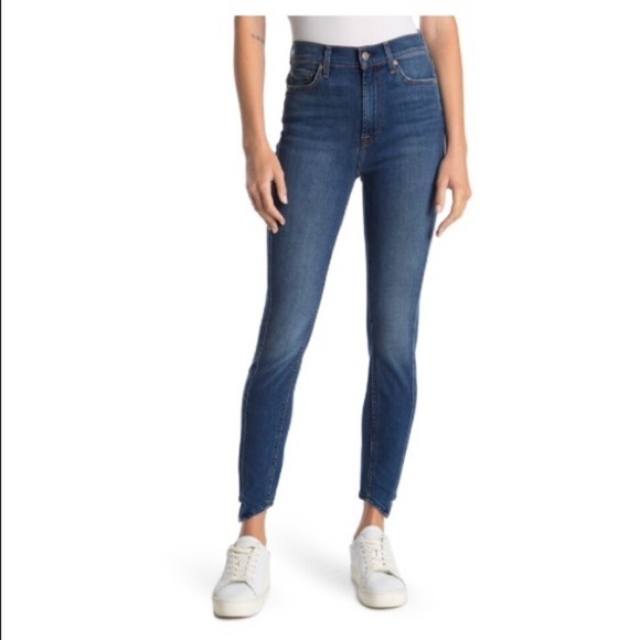 7 For All Mankind Denim - 7 For All Mankind Charleston Ankle Splice Jeans